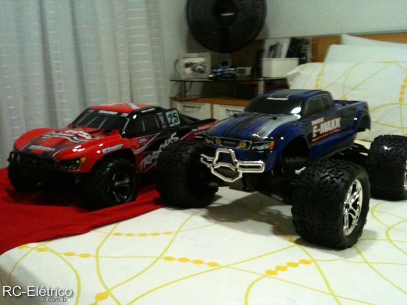 Slash pneus stampede & E-Maxx Velineon 3s